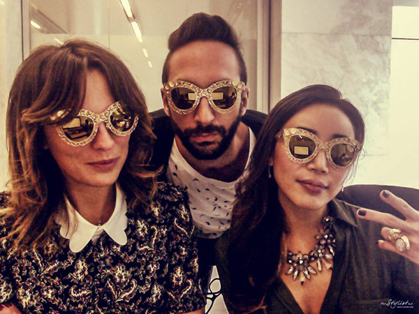 01_YuriAhn_theStylistme-with-dolce-and-gabbana-FW-13-Filigree sunglasses