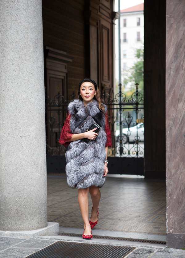 02-YuriAhn-theStylistme-wearing-red-lace-dolce-gabbana-fw-2014-collection-for-new-years-eve-2014